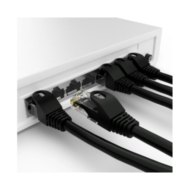 ProLAN AE-C5E-FTP-0.5M (Black, White)